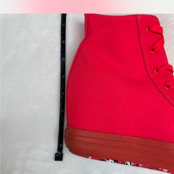 Converse Chuck Taylor All Star Platform Plus Hidden Wedge High Top Sneakers - Picture 8 of 10